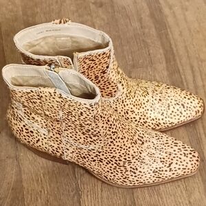 Leopard Print Silma Ankle Booties